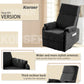 Ergonomic Manual Rocking Recliner Chair – Modern Fabric Adjustable Armchair with USB & Type-C Charging Ports