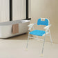 Height Adjustable Folding Shower Chair for Seniors – Heavy-Duty Bath Seat with Armrests & Backrest