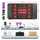 Amethyst Tourmaline Jade Heating Mat with Infrared Heat & Red Light, Crystal Wellness Massage Cushion for Home Relaxation