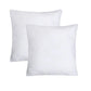 Throw Pillow Inserts, 2-Pack or 4-Pack Square Decorative Couch & Bed Cushion Inserts, 50x50cm / 55x55cm, White
