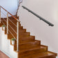 Stainless Steel Stair Handrail – 72" Modern Rectangle Stair Railing, 200 lbs Capacity, Indoor & Outdoor