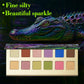12-Color Crocodile Eyeshadow Palette, Matte & Shimmer, Highly Pigmented Waterproof Long-Lasting Eye Makeup