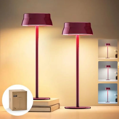 Cordless Rechargeable LED Table Lamp with 2 Height Settings and Touch Control