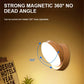 Rechargeable LED Motion Sensor Night Light, USB Round Energy-Saving Wall Lamp for Bedroom, Hallway & Bathroom