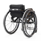 Carbon Fiber Sports Wheelchair with Foldable Backrest and Quick Release Wheels