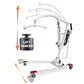 Foldable Electric Patient Hoist with Sling and Adjustable Height