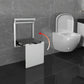 Wall-Mounted Folding Shower Seat with Padded Handrails – Slow-Close Space-Saving Bath Bench, 330 lb Capacity