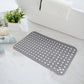 Non-Slip Shower Mat, Cushioned Bathroom Bath Mat with Quick Drainage Holes, Anti-Slip Floor Mat, Easy Installation