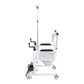 3-in-1 Patient Transfer Chair – Adjustable Shower & Commode Wheelchair for Home Care