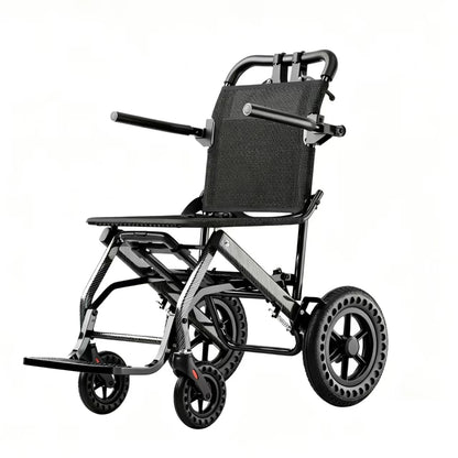 Ultra-Lightweight Portable Folding Travel Wheelchair