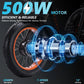 1000W Folding Electric Tricycle for Adults, 48V 15Ah Removable Battery, 20" Fat Tires, 7-Speed, Up to 50-Mile Range