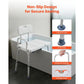 Tub Transfer Bench for Seniors – Height Adjustable Shower Chair with Armrest, Backrest & Curtain Slot, 400 lb Capacity