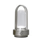 Rechargeable Aluminum Cross Table Lamp, Touch Control, Non-Slip Rubber Base for Bedroom and Dining Room Ambient Lighting