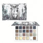 36-Color Gothic Eyeshadow Palette with 8 Soft Makeup Brushes, Highly Pigmented Matte & Shimmer Dark Shades for Smoky Eye Makeup