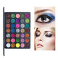 35-Color Glitter Eyeshadow Palette, Metallic Shimmer & Sequins, Highly Pigmented Waterproof Long-Lasting Eye Makeup