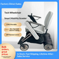 Lightweight Automatic Folding Electric Mobility Chair – 37.5 lbs, 18.6-Mile Range