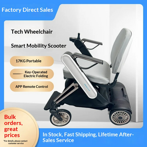 Lightweight Automatic Folding Electric Mobility Chair – 37.5 lbs, 18.6-Mile Range