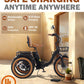 1350W Folding Electric Tricycle for Adults, 48V 15Ah Battery, 20"×4" Fat Tires, 7-Speed, Up to 50-Mile Range