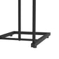 C-Shaped Side Table with Storage Shelf, Wood Grain Sofa Snack Table & Laptop Stand for Small Spaces