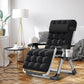 Set of 2 Zero Gravity Outdoor Lounge Chairs – Adjustable Reclining Patio Chairs with Cushions, Headrests & Cup Holders
