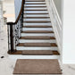 Non-Slip Bullnose Stair Treads, Ultra-Plush Washable Self-Adhesive Carpet Mats for Indoor Steps & Senior Home Safety