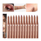Shimmer Cream Eyeshadow Stick, Waterproof Metallic Eye Shadow Crayon, Blendable & Long-Lasting