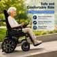 Reclining Electric Wheelchair with 90°-160° Adjustable Backrest and Leg Rests