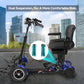 4-Wheel Mobility Scooter for Seniors – 500W Dual Motor, 36V 18Ah Battery, 14" Tires, Disc Brakes, Outdoor Electric Scooter