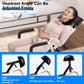 3-in-1 Shower Commode Wheelchair – Adjustable Reclining Bathroom Transport Chair with Removable Bedpan