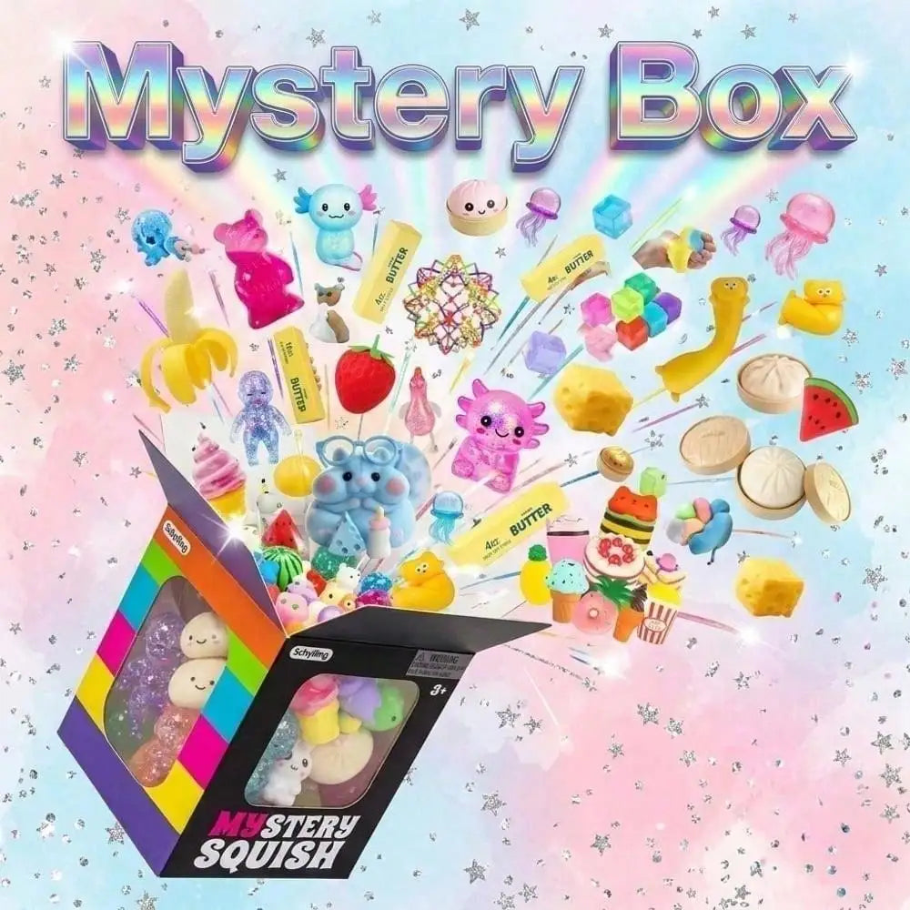 Slow-Rising Squishy Mystery Blind Box, Soft Sensory Squeeze Fidget Toy for Kids & Adults