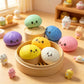 Halloween Squishy Toy Set with Mini Steamer Box, 4/6/8-Piece Soft Sensory Fidgets, Random Colors