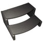 Portable Non-Slip Hot Tub Spa Step, 300 lbs Capacity, Weather-Resistant UV Polyethylene, Reversible Tread, Made in USA