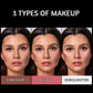 3-Piece Cream Blush, Highlighter & Contour Stick Set with Makeup Brush, Long-Lasting Face Makeup
