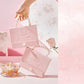 Handbag-Shaped Eyeshadow & Blush Palette, Embossed Dual-Function Makeup Compact