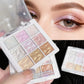 9-Color Eyeshadow Palette, Matte, Shimmer & Glitter Finishes, Highly Pigmented Eye Makeup