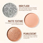36-Color Glitter and Pearl Eyeshadow Palette, Multi-Use Face and Body Shimmer Makeup with Gift Box