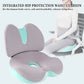 Ergonomic Lumbar Support Pillow & Seat Cushion Set – Memory Foam Back Support for Office Chair, Car, Driving & Computer Desk