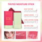 Orange Cream Blush Stick, Moisturizing, Long-Lasting & Waterproof, Twist-Up Design