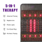 Amethyst Tourmaline Jade Heating Mat with Infrared Heat & Red Light, Crystal Wellness Massage Cushion for Home Relaxation