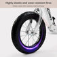 12" Big Wheel Kick Scooter for Adults & Teens, Foldable Commuter Scooter, Pneumatic Tires, Dual Hand Brakes, 220 lb Capacity