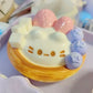 Kawaii Bunny Cream Cake Squishy Toy, Slow-Rising Dessert Sensory Squeeze Fidget
