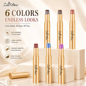 3-in-1 Cream Eyeshadow Stick, Glitter & Shimmer Finish, Long-Lasting Eye Makeup, 3.5g