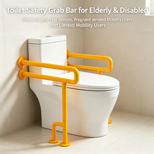 Heavy-Duty Bathroom Grab Bar – Non-Slip Nylon & Stainless Steel Safety Rail with Fluorescent Ring, 661 lb Capacity
