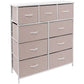 9-Drawer Nightstand Chest, Bedside Storage Dresser & Organizer for Bedroom, Home Office and Living Room