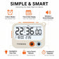 Portable Vibrating Digital Alarm Clock & Timer with Backlight, 3 Alarm Modes, Battery Powered Travel Clock