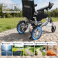 Heavy-Duty 4-Wheel Mobility Scooter for Seniors – 418 lbs Capacity, 12.4 Mile Range, Tight Turning Radius, Electric Travel Scooter