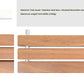 20" Teak Wood Wall-Mounted Folding Shower Seat – Fold-Down Bathroom Bench, 34 × 51 cm
