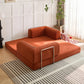 Folding Modular Sofa Bed – Convertible Corduroy Floor Couch & Lounge Mattress for Living Room, Bedroom & Guest Room