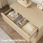 4-Drawer Wooden Nightstand with Large Storage, Modern Bedside Table & End Cabinet for Bedroom, Living Room & Entryway