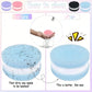 2-Pack Handmade Blue Silicone Taba Squishy Toys, Sticky Sensory Fidgets & Collectible Decor